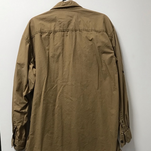 Nice Stylish Camel Button Down Shirt! - Picture 3 of 14